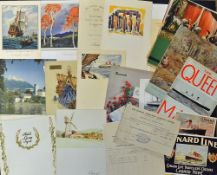 Maritime - Cunard Line Booklet Selection including 1937 RMS Queen Mary Menus, The Queen Mary