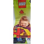 Lego Duplo silk shop display wall hanging poster 6ft x 23"