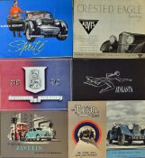Automotive - c.1930s onwards British Car Manufacturers Brochures/Leaflets to include 1927 The Trojan