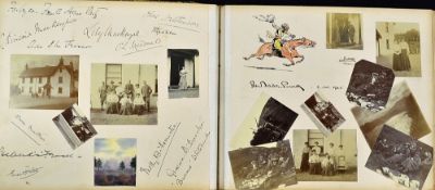 Photographic Scrap Albums c.1900s - to include a large personal photographic album, starting at 1900