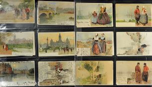 Selection of 'H Cassiers' Postcards - many early 20th Century, with a range of scenes such with