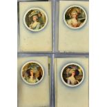 Decorative Early 1900s 'Glamour' Postcards - includes Meissner and Buch, Raphael Tuck with varying