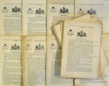 1890/1900 Tramways Acts and Regulations - supplied for the public service, with a range of documents