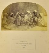 India - Punjab - Lahore Low Caste Tribe Changars Albumen Photo 1860s an early albumen photo