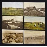 Collection of 6x various Bexhill-on- Sea golfing postcards from 1910 onwards - to incl 2x