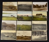 12x various Scottish golf club and golf links postcards from the early 1900's onwards to incl