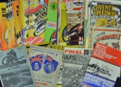 Speedway Mixed Selection of Programmes to include 1938 England v Australia, 1933 Belle Vue v The