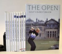 Open Golf Championship Annuals - a complete run from 2000 - 2008 comprising a day by day account c/w