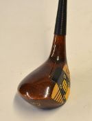 Fine and unused MacGregor"Nicklaus 67" persimmon wood - No.5 with keyhole face insert no.5