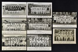 Assorted Selection of Lancashire Cricket Team Photocards to incl' Lancashire County CC 1948, 1962,