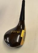 Fine unused Joe Powell autograph dark stained persimmon driver from the classic 1970/80's era - from