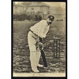 J. Darling Cricket Postcard Wrench Series 1904 postage mark with pen to the reverse, appears clipped