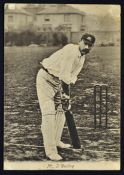 J. Darling Cricket Postcard Wrench Series 1904 postage mark with pen to the reverse, appears clipped