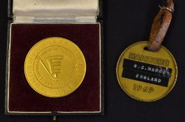 1969 European Amateur Golf Team winners medal - played in Hamburg and won by England and awarded