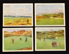 Full set of W.D and H.O Wills"Golfing" cigarette cards - large format - 25/25 issued in 1924