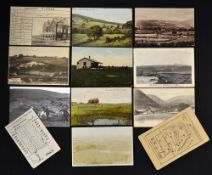 12x various Welsh golf club, golf links and scorecards from the 1900's onwards to incl interesting