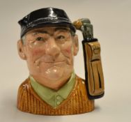 Royal Doulton Golfer toby jug c.1970 - "Golfer" large bone china character jug series no D6623 c.