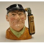 Royal Doulton Golfer toby jug c.1970 - "Golfer" large bone china character jug series no D6623 c.