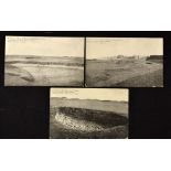 3x early"St Andrews" Old Golf Course postcards to incl together with"St Andrews. Short 11th Hole,