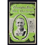 1948 'Australia's Test Cricketers' Book of Photographs published by Grant Hughes Ltd, London, with