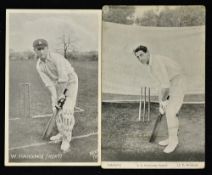 Kent Cricket Postcards to include K.L Hutchings and W. Hardinge, both by Mockford Tonbridge, in