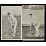 Kent Cricket Postcards to include K.L Hutchings and W. Hardinge, both by Mockford Tonbridge, in