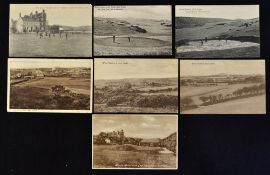 7x various West Runton Golf Links postcards c.1920's to incl"8th green, 9th, 14th and 15th in