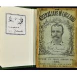 The Australians in England 1884 Book - a complete record of the cricket tour of 1884 edited by