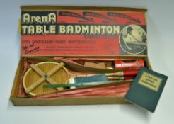 Arena Table Badminton Set an Empire Model set include 2 rackets with press, 2 net posts,