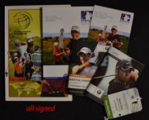 Collection of various European PGA Golf Tour signed programmes, ticket and start sheets from the