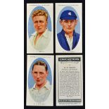 1636 Churchman Cricketers Cigarette Cards almost complete 49/50 in very good condition overall
