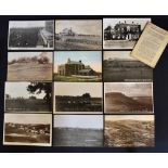 12x various Welsh, IOW and English golfing postcards from 1917 onwards to incl Golf Links Rhosneigr,