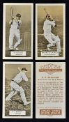 1930s Carreras Cricketers Brown Backed Cigarette Cards a full set of 50 in very good clean