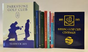 Golf Club Centenaries Books some signed to incl"Seaford Golf Club-A History" by John H Walsh 1st