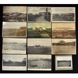 9x various English and Scottish golf club and golf links postcards from the early 1900's onwards