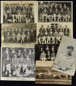 Kent Team Cricket Real Photo Postcards includes 1910, 1912, 1913, 1921, 1927, 1928, plus an F.