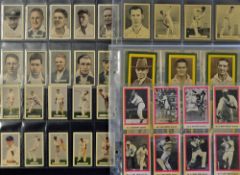 Assorted Selection of Cricket Cigarette Cards 'Overseas Issues' - to include Hoadley's Test