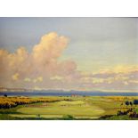 Macleod, William Douglas (1892 - 1962) NAIRN GOLF CLUB. Oil on canvas signed - image 24"x 32" - An