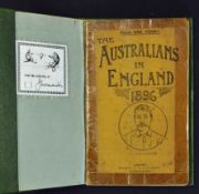 The Australians in England 1896 Book - containing information and records of the tour, published