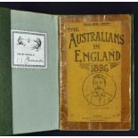 The Australians in England 1896 Book - containing information and records of the tour, published