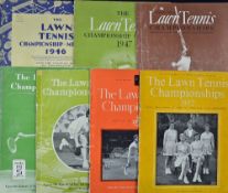 1946 - 1952 Wimbledon Lawn Tennis Championship Programmes a complete run of programmes, with some
