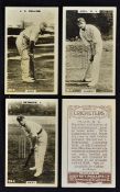 Fine Godfrey Phillips Cricketers Brown Backed Cigarette Cards - includes Cambridge University 219c