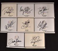 2012 U.S Ryder Cup team autographed Medinah photographs to incl Davis Love III, Keegan Bradley, Zach