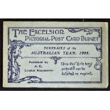 1905 Australian Cricket Team Pictorial Post Cards - 'The Excelsior' Pictorial Post Card Budget