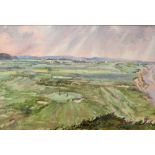Webster, T.S THE GLEN GOLF COURSE NORTH BERWICK - watercolour signed by the artist-image 14" x 19"