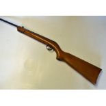 .177 Unnamed Air Rifle with tape and a new front sight to the end of the barrel, marked 'CCO4565',