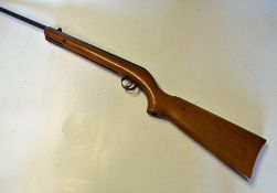 .177 Unnamed Air Rifle with tape and a new front sight to the end of the barrel, marked 'CCO4565',
