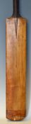 c.1900s Gunn & More Cricket Bat marked 'The Cannon' to the face, makers marks to shoulders,