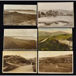 6x various Woolacombe golfing postcards from the 1920's onwards to incl 1st tee, 2x Baggy Point,