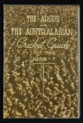 1936 The Ashes and The Australians Cricket Guide a small booklet containing notable performances,